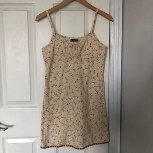 🔴Vintage Stagrag Yellow Floral Dress